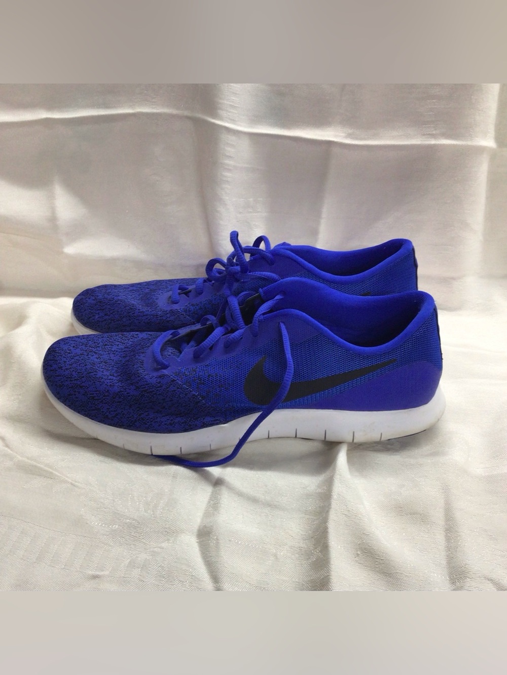 Nike Flex Contact Running Shoes Men’s 11.5 Blue Black Lightweight Sneakers